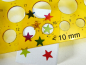 Preview: Sticker Sterne glänzend pink blau gold grün gelb, mini Stern Aufkleber Planer Dekoration X-Mas Advent
